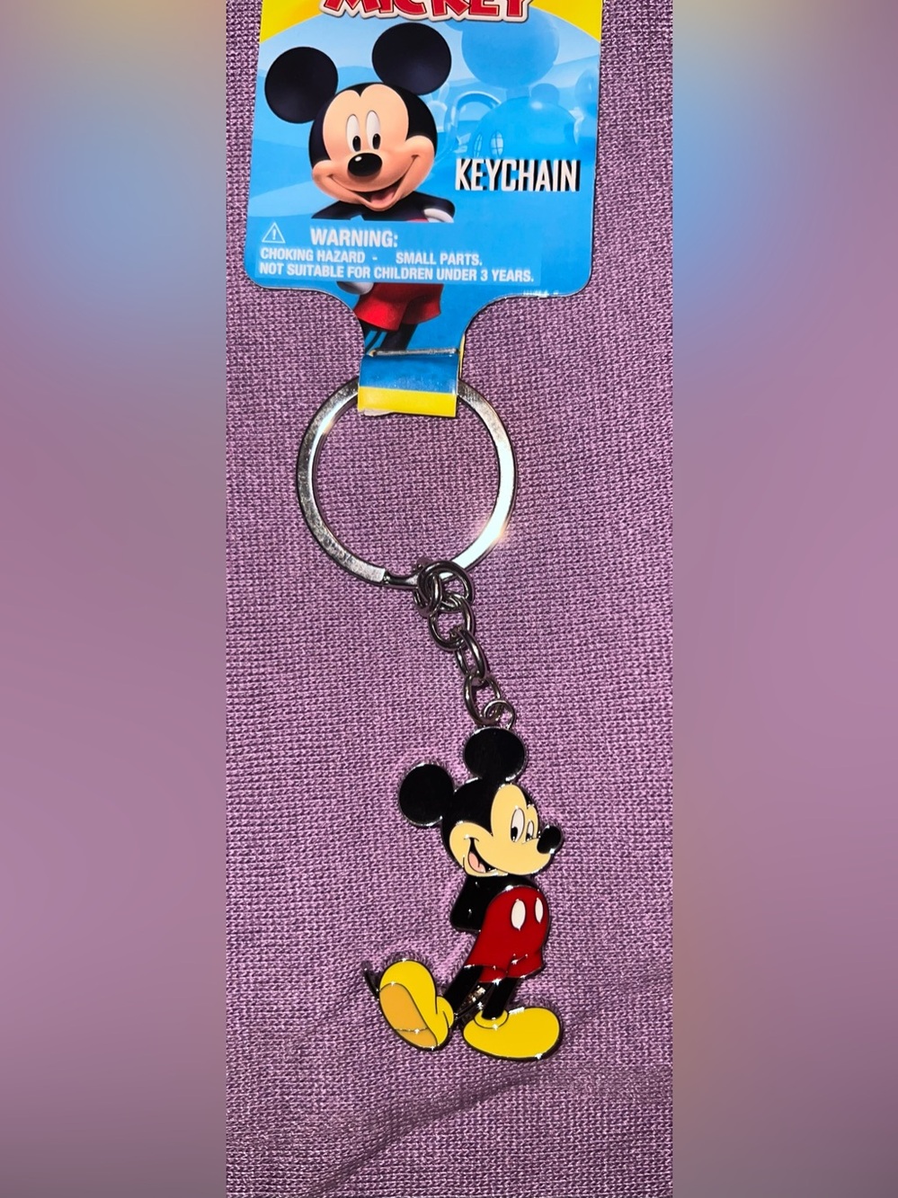 Disney Junior Mickey Mouse Clubhouse Metal Keychain -NEW
